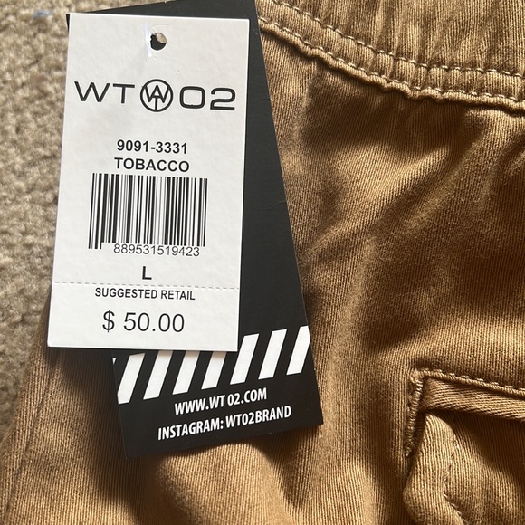 NWT Stretch Tech Wt02 Khaki Jogger Pants - Picture 9 of 9
